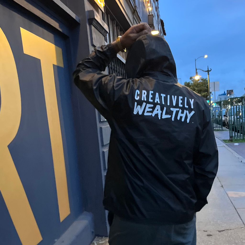 Creatively Wealthy Hooded Windbreaker