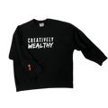 Creatively Wealthy Black Crewneck