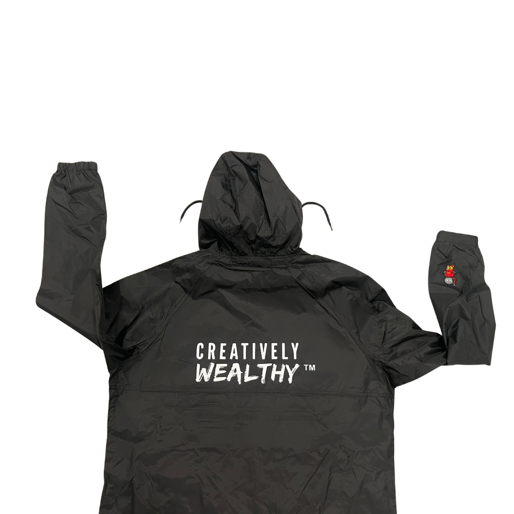 Creatively Wealthy Hooded Windbreaker