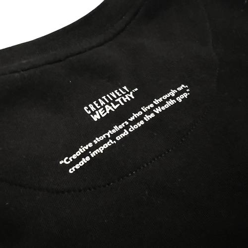 Creatively Wealthy Black Crewneck